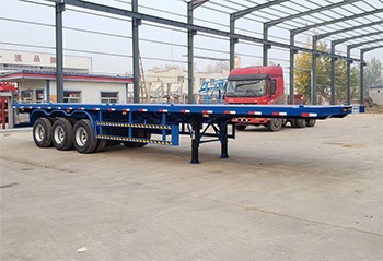 Manufacturer 40ft container trailer and flatbed semi trailer
