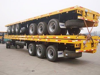 Best Price Flatbed 40ft Semi Trailers For Sale