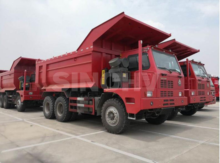 70t sino howo heavy mining truck