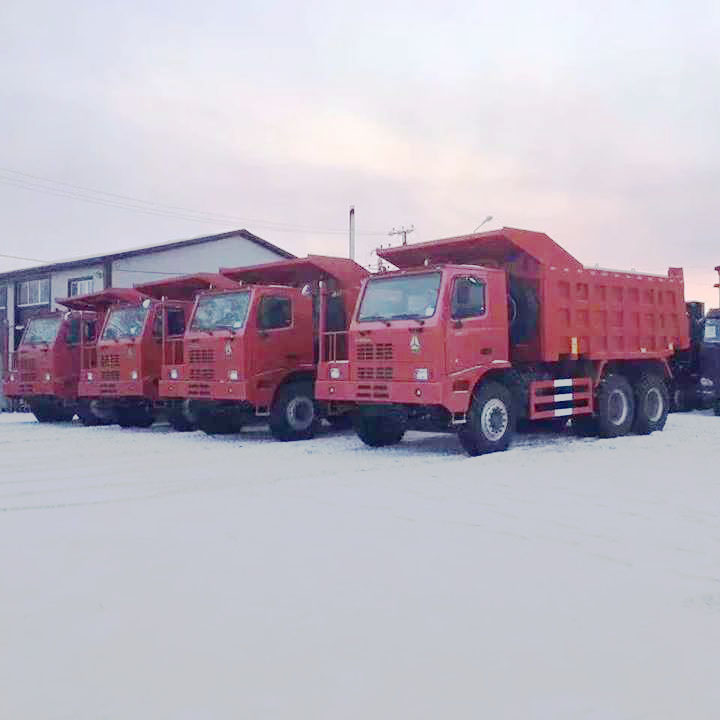 50 units SINOTRUK HOWO Mining Dump Truck delivered to XinJiang