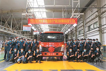 Exceeded 15,000, China Sinotruk HOWO light truck monthly production reach a new high