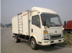 howo 2 ton box truck