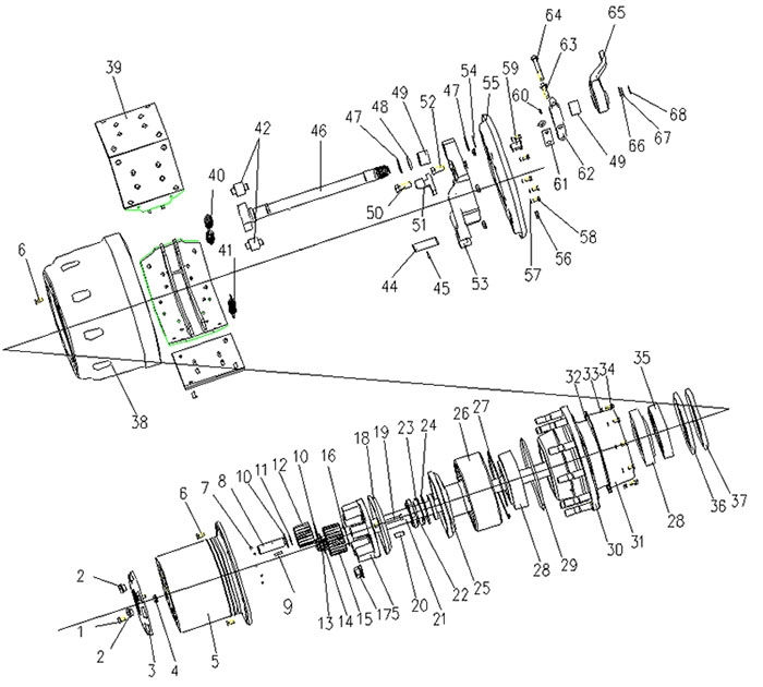 SINOTRUK PARTS CATALOG REAR WHEEL HUB AND BRAKE