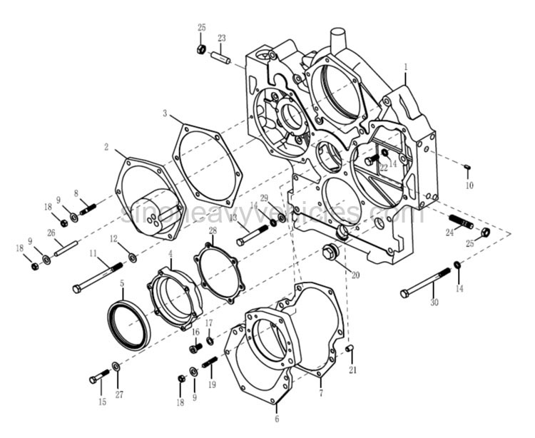 SINOTRUK PARTS CATALOG ENGINE CYLINDER BLOCK Ⅱ