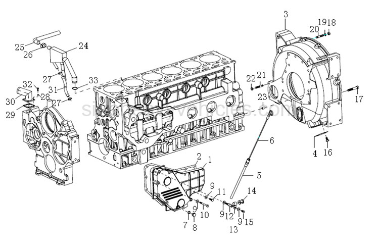 SINOTRUK PARTS CATALOG ENGINE CYLINDER BLOCK Ⅲ