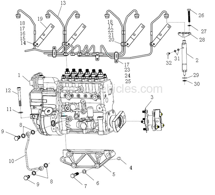 SINOTRUK PARTS CATALOG ENGINE FUEL SYSTEM